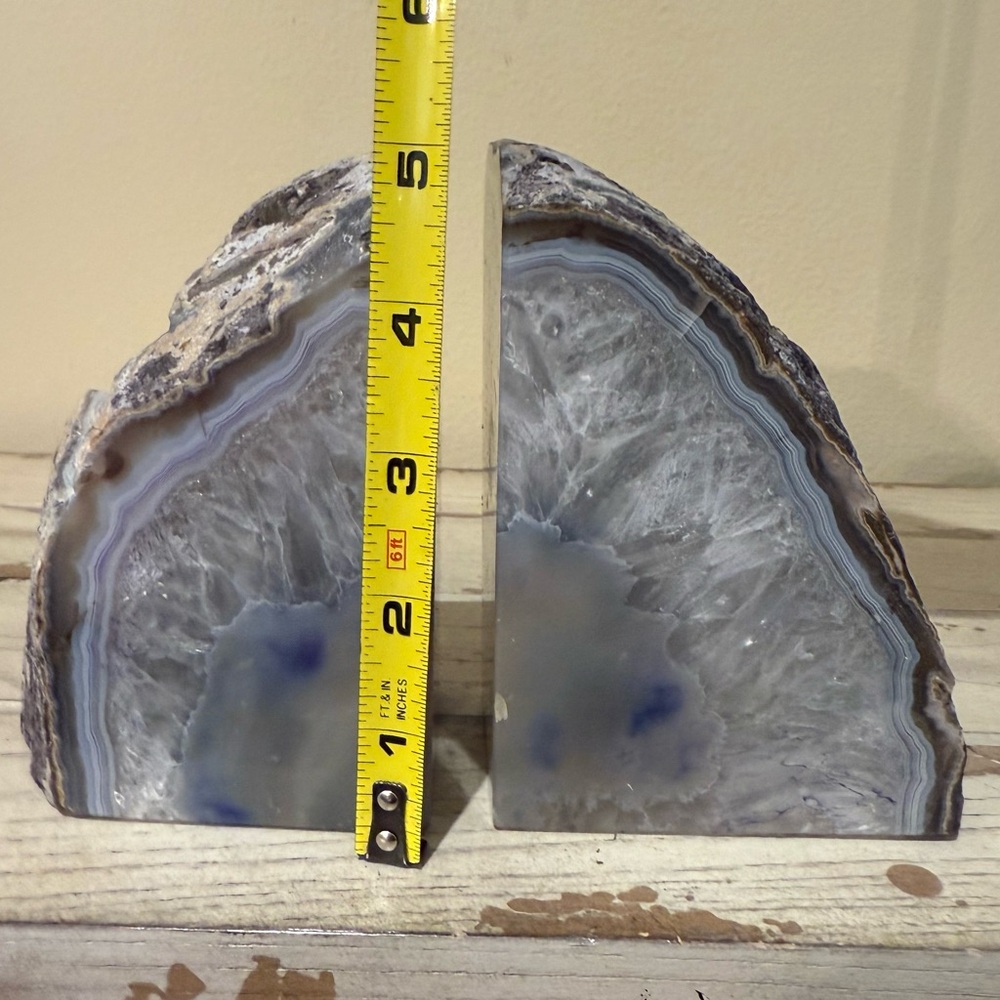Agate Stone Bookends - Picture 5 of 9